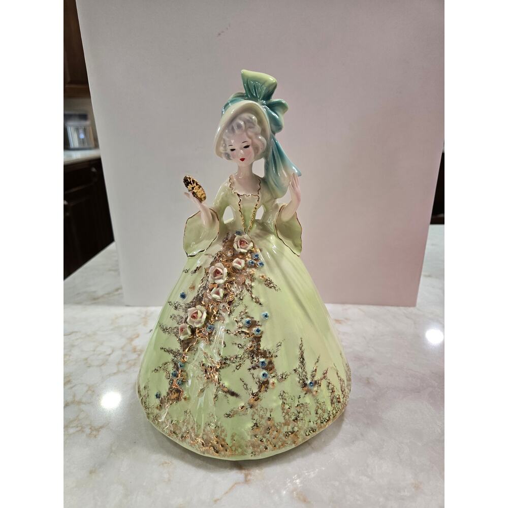 Vintage Josef Original 10" Figure Pamela Japan Ceramic Porcelain Colonial